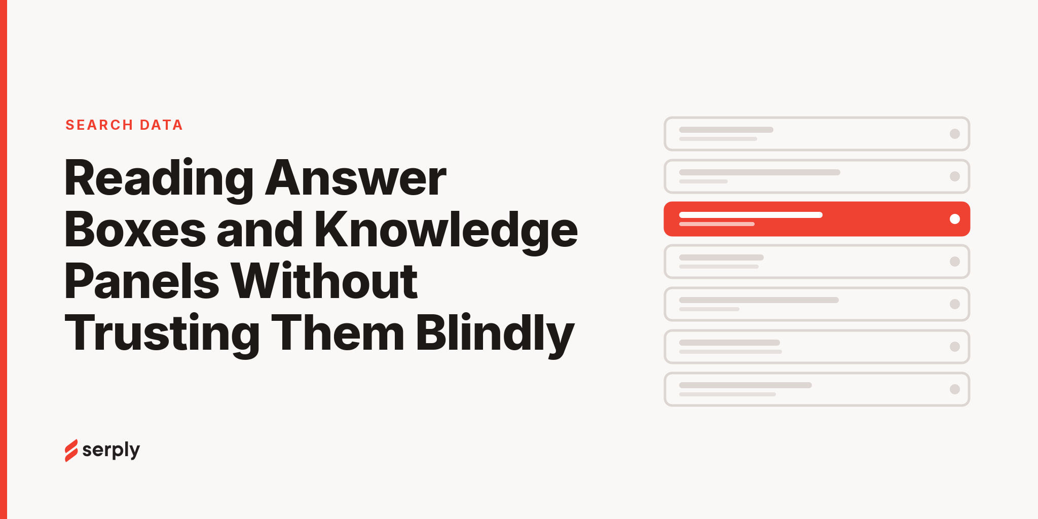 An answer box and knowledge panel extracted from a search response