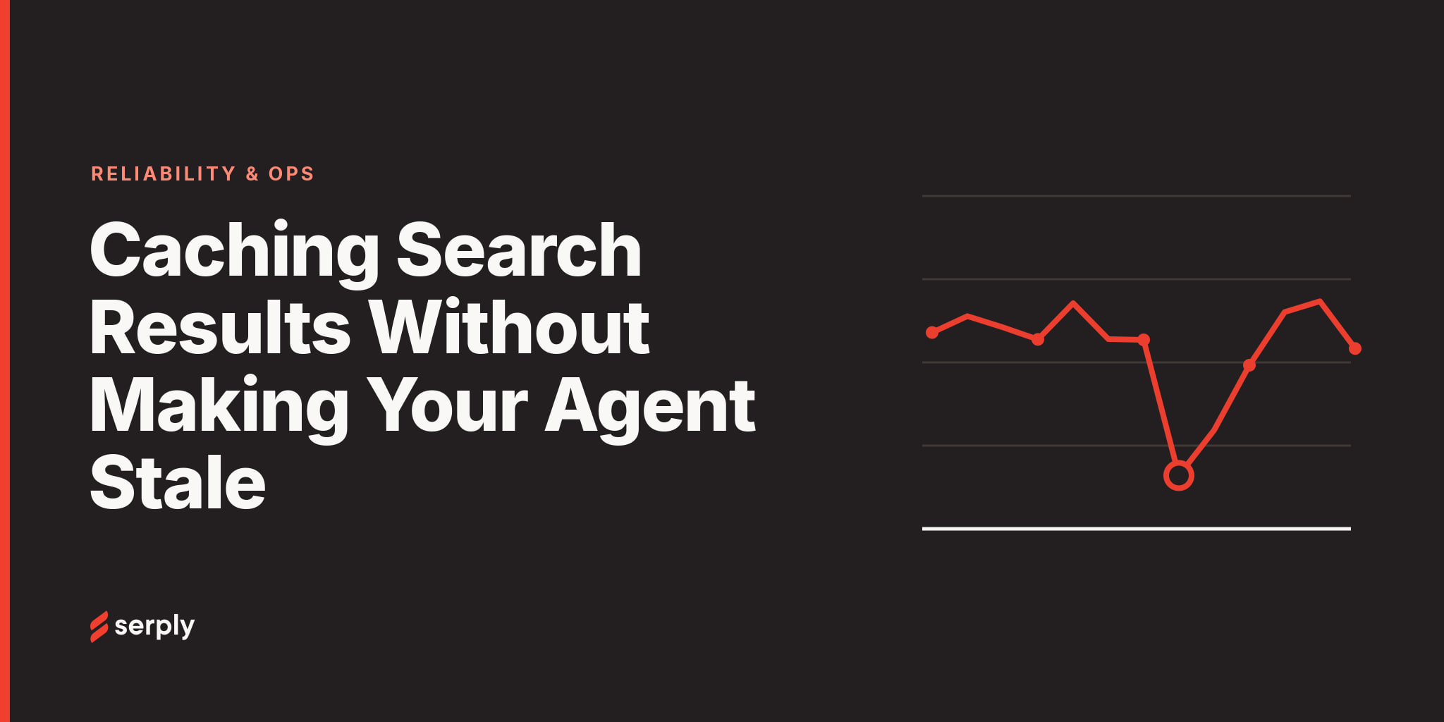 A cache layer between an agent and a search API with varying TTLs
