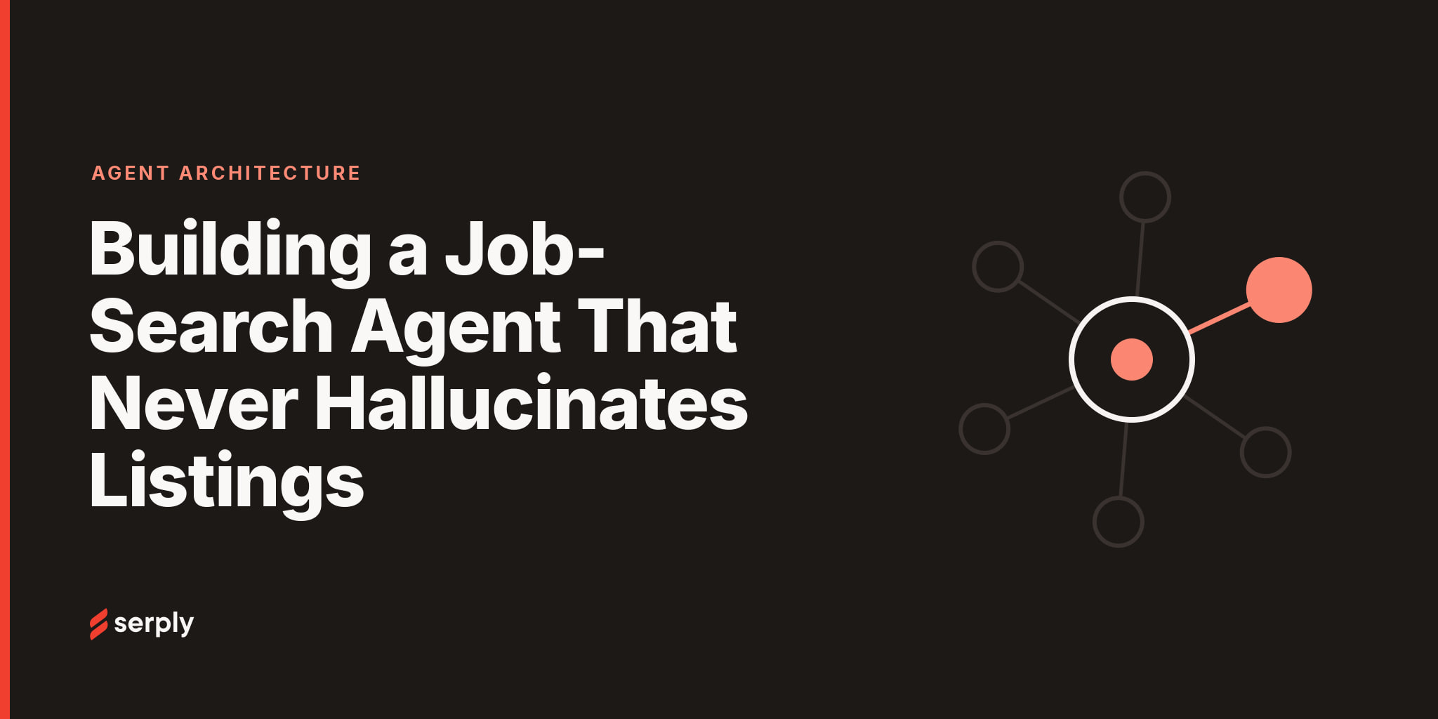 Diagram of a job-search agent pipeline moving from search results to scraped job postings